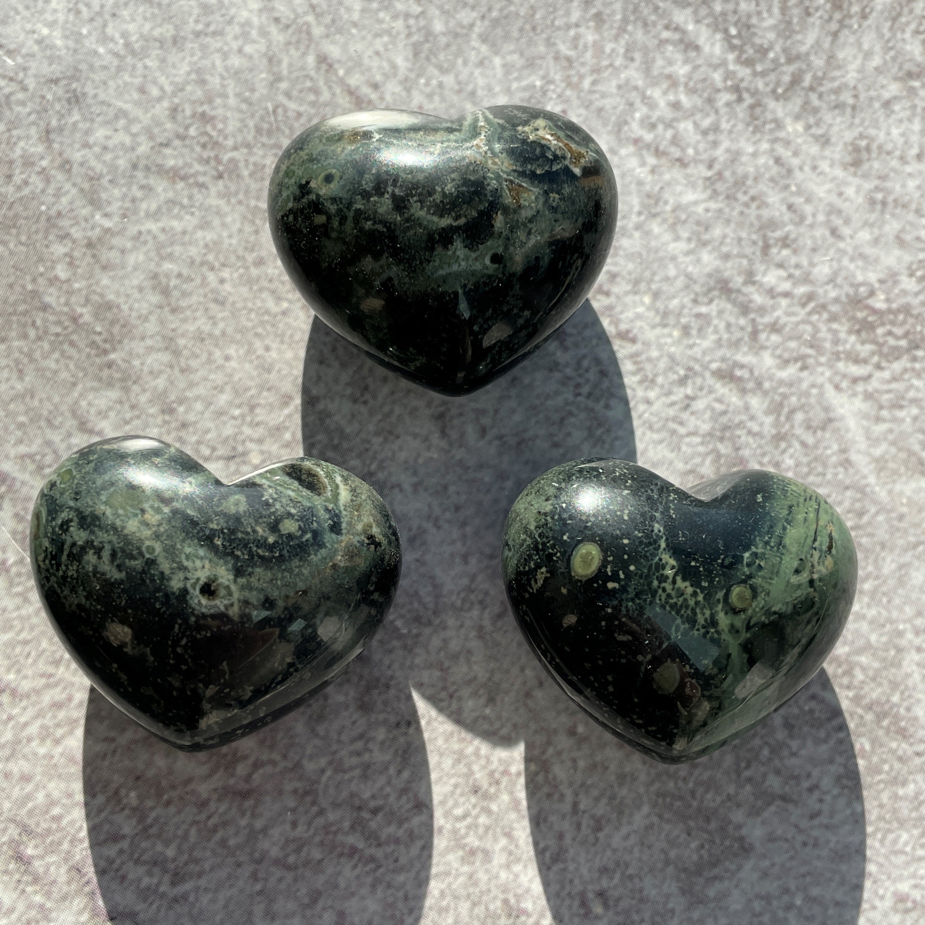 Kambaba Jasper Heart 3cm Kambaba Jasper Heart 3cm